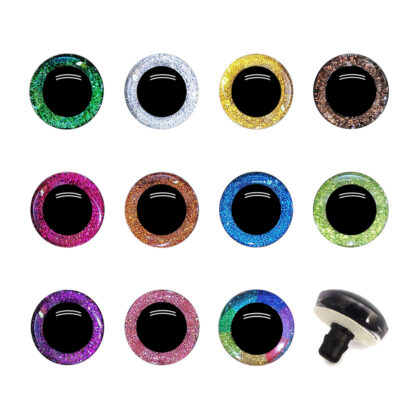 oči bezpečnostní třpytivé háčkováné hračky