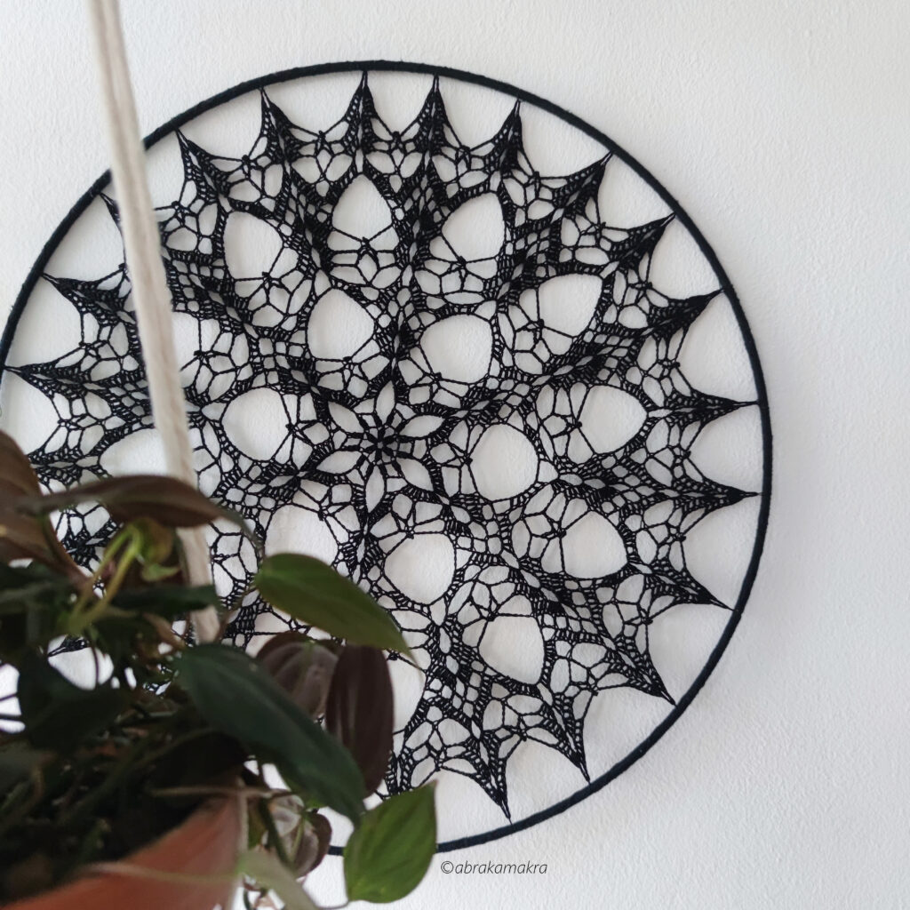 háčkovaná mandala 3