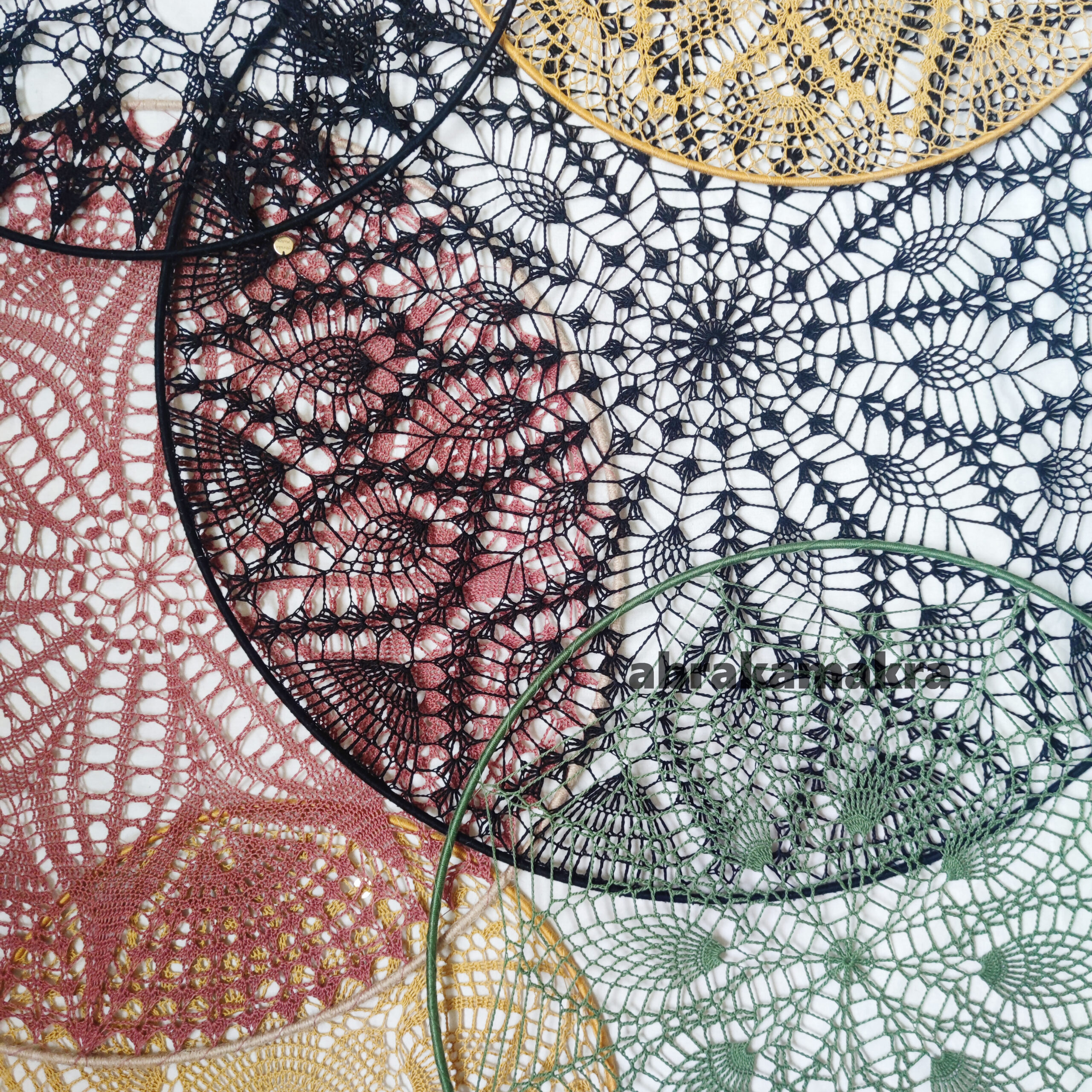 Jak vyrobit háčkovanou mandalu v kruhu