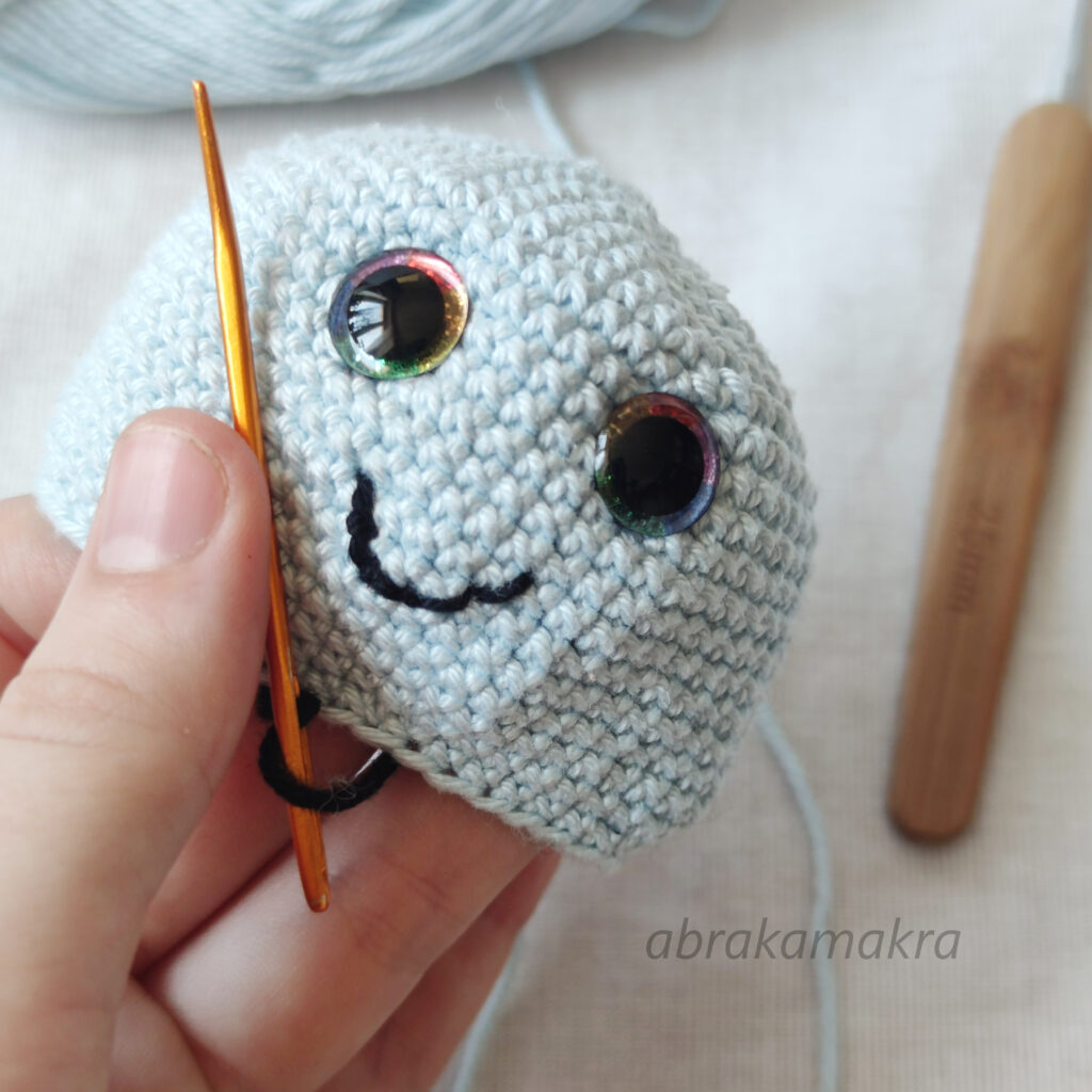 Háčkovaná medúza návod zdarma