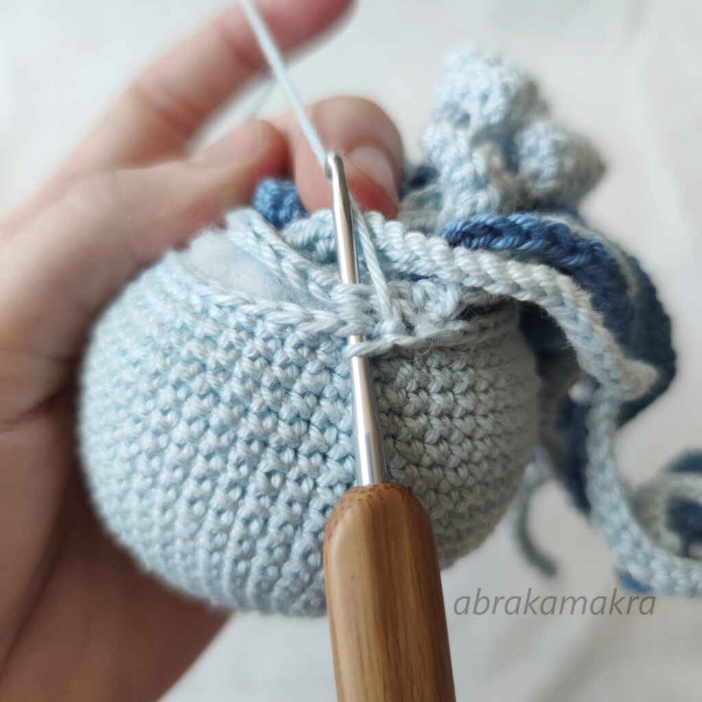 Háčkovaná medúza návod zdarma