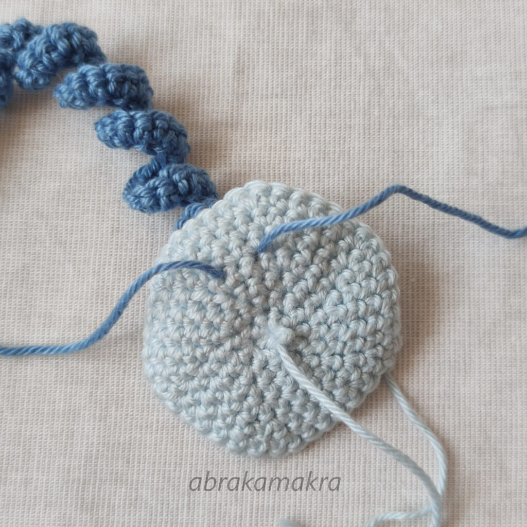 Háčkovaná medúza návod zdarma