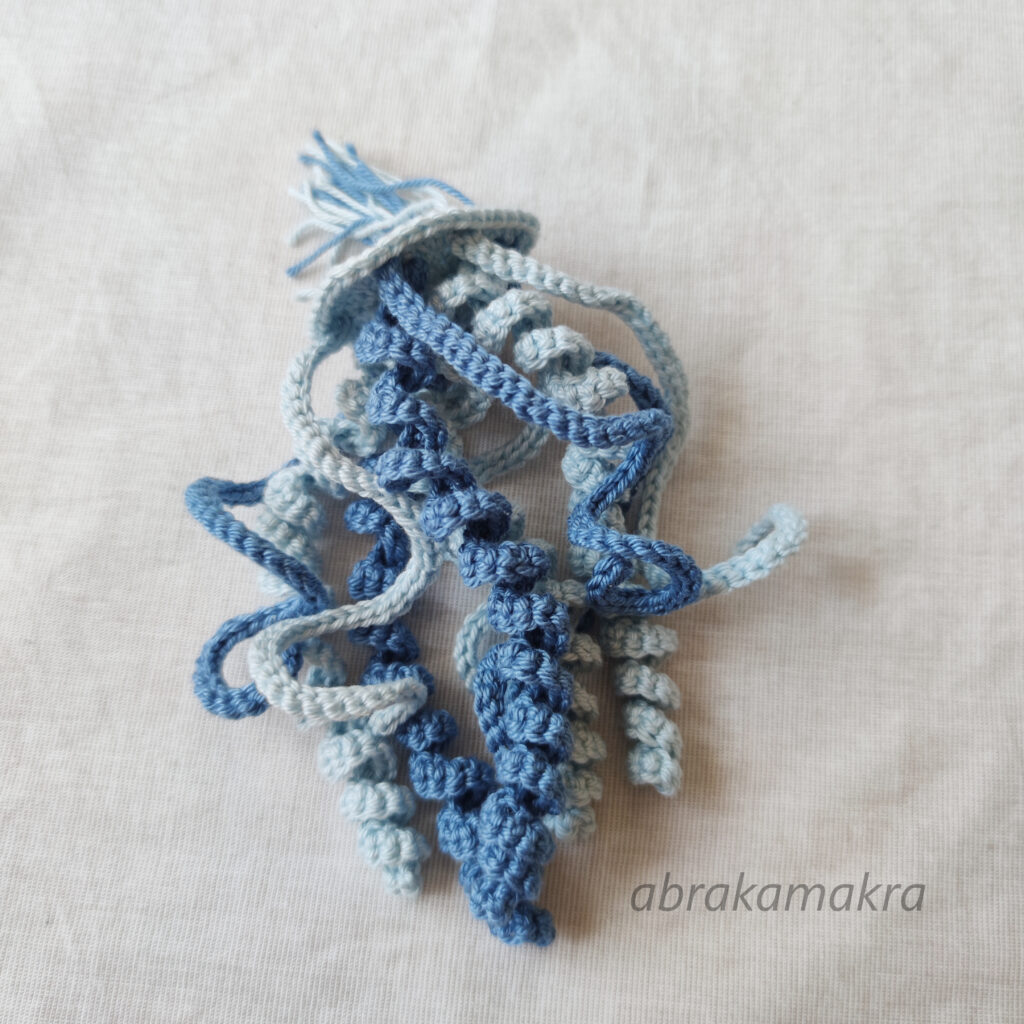 Háčkovaná medúza návod zdarma