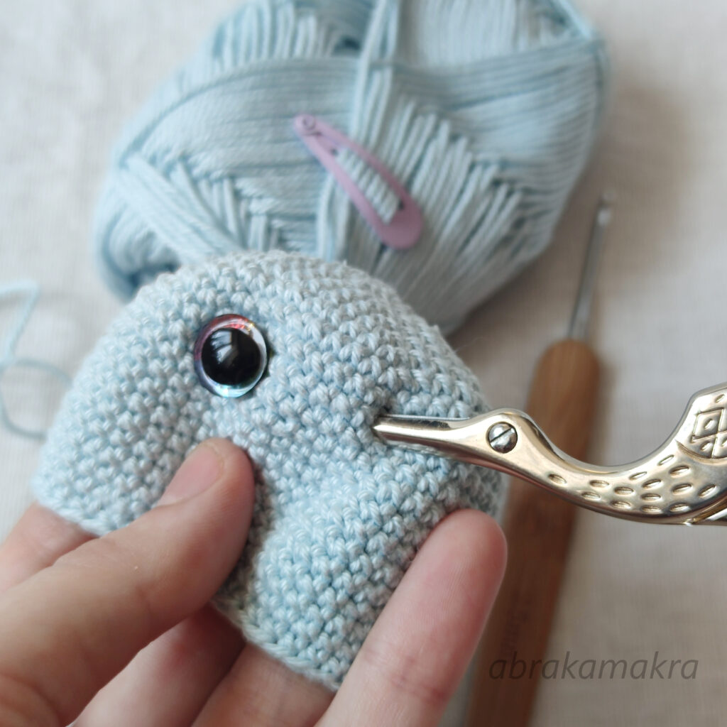 Háčkovaná medúza návod zdarma