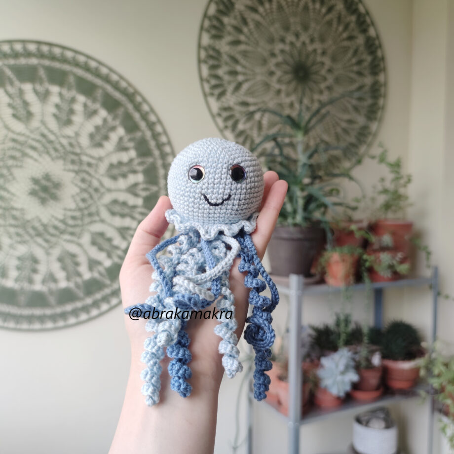 Háčkovaná medúza návod zdarma