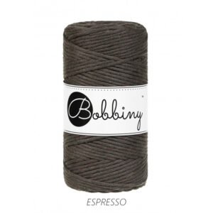 bobbiny macrame 3mm espresso