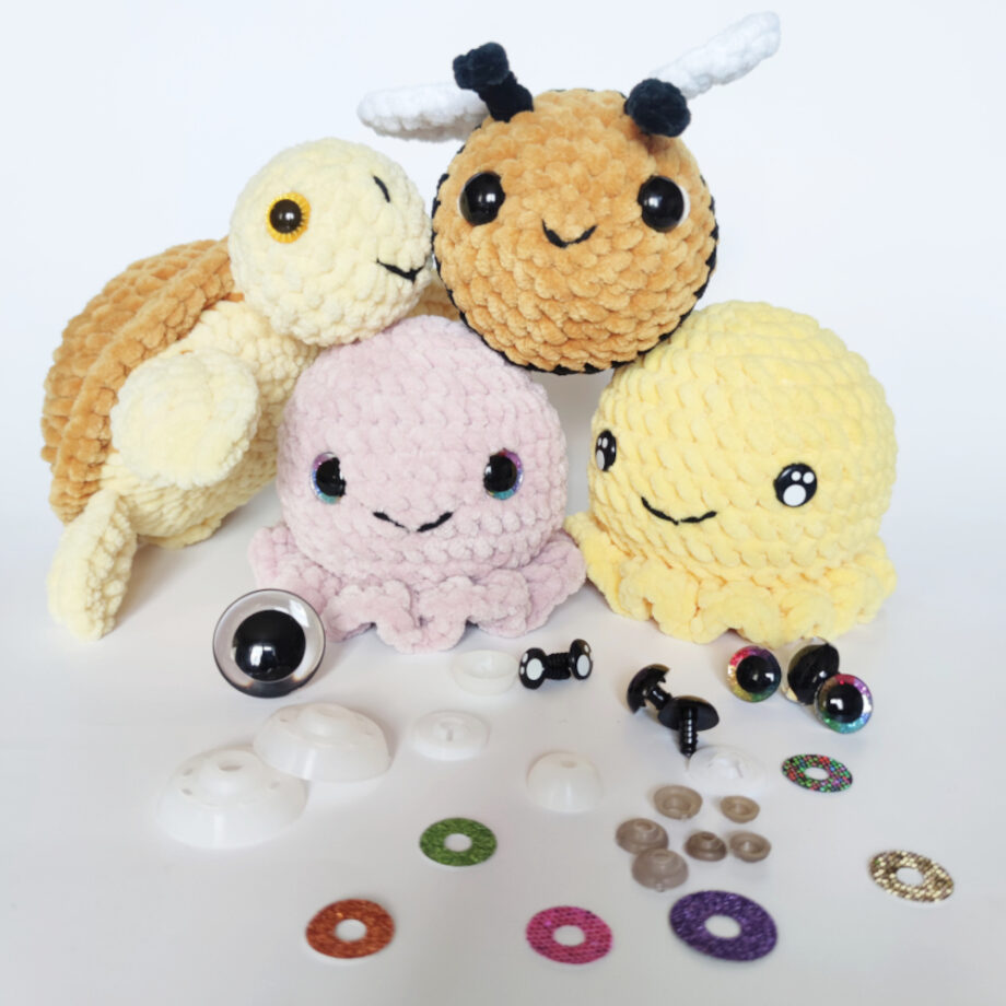 Bezpečnostní oči na háčkované hračky uvod