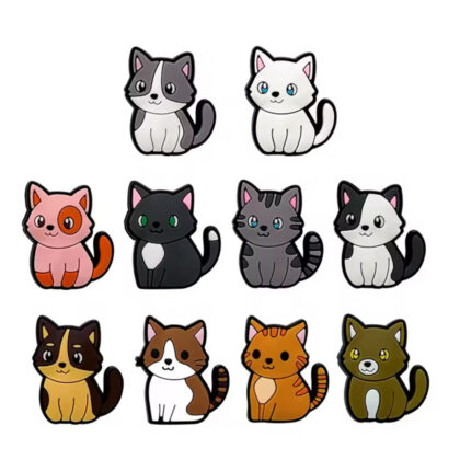 Koncovky na pletací jehlice kočka