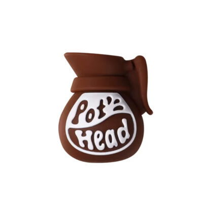 Koncovky na pletací jehlice konvice pot head