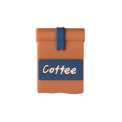 Koncovky na pletací jehlice pytlík coffee